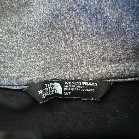 North Face‎ Womens Cinder 100 Athletic Full Zip Jacket Size Small Gray Black - Picture 6 of 7